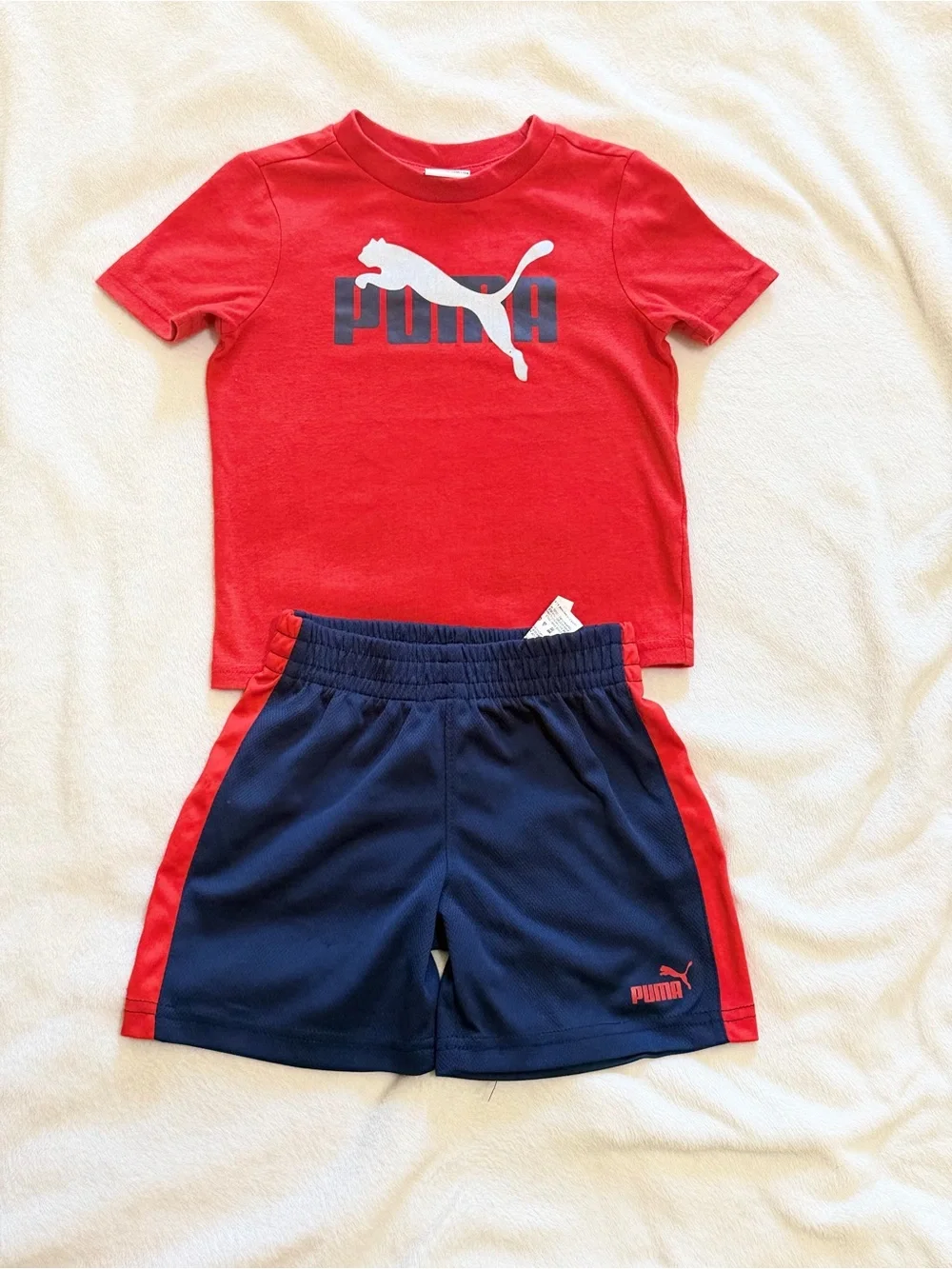 Puma Red and Navy Kids Matching Set - Picture 2 of 7